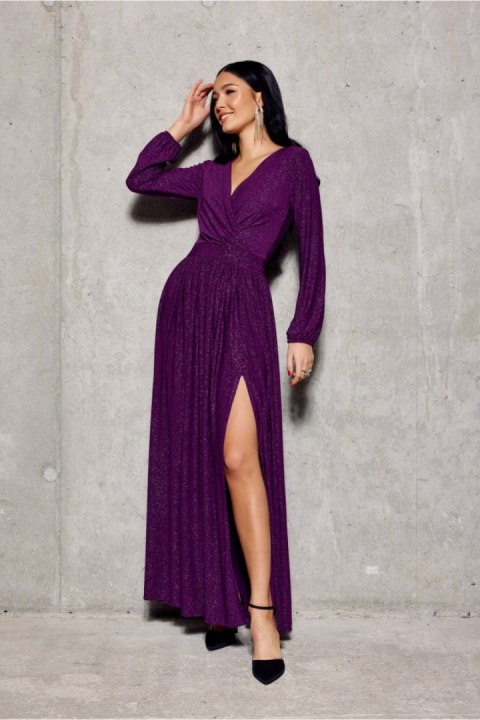 Sukienka Model Tiffany BIS SUK0420 Violet - Roco Fashion Roco Fashion Sukienka Model Tiffany BIS SUK0420 Violet - Roco Fashion Roco Fashion