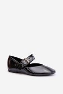 Baleriny Model Azirae 6689 Black Lakiert - Step in style Step in style Baleriny Model Azirae 6689 Black Lakiert - Step in style Step in style