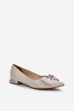 Baleriny Model Laura Messi 2893 Beige - Step in style Step in style