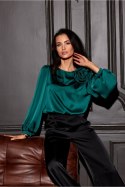 Bluzka Model Evelyn BUT BLU0194 Bottle Green - Roco Fashion Roco Fashion