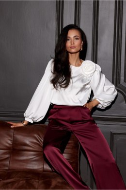 Bluzka Model Evelyn EKR BLU0194 Ecru - Roco Fashion Roco Fashion