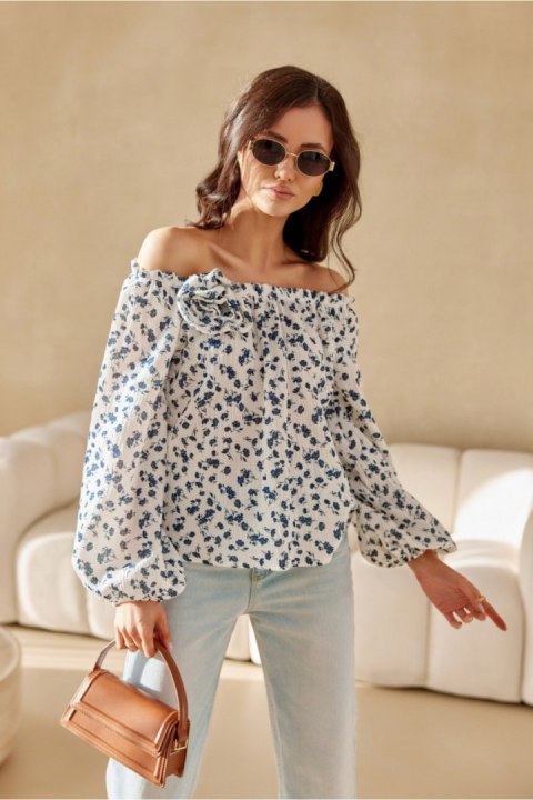Bluzka Model Lima BLU0207-01K Navy - Roco Fashion Roco Fashion Bluzka Model Lima BLU0207-01K Navy - Roco Fashion Roco Fashion
