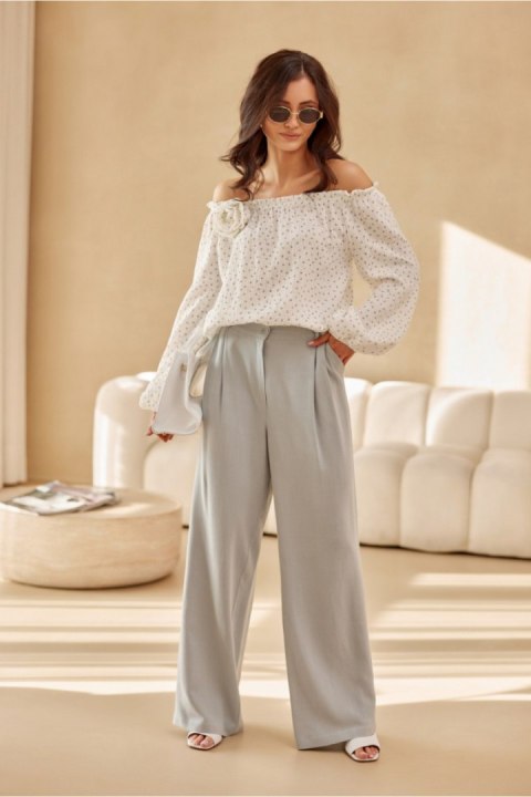 Bluzka Model Lima BLU0207-02K Beige - Roco Fashion Roco Fashion Bluzka Model Lima BLU0207-02K Beige - Roco Fashion Roco Fashion