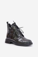 Botki Model DA LZ42-042 Black/Grey - Step in style Step in style Botki Model DA LZ42-042 Black/Grey - Step in style Step in style