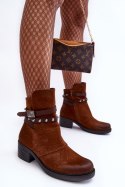 Botki Model Effie ST-69 Camel - Step in style Step in style Botki Model Effie ST-69 Camel - Step in style Step in style