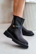 Botki Model Goe OO2N4150 Black - Step in style Step in style Botki Model Goe OO2N4150 Black - Step in style Step in style