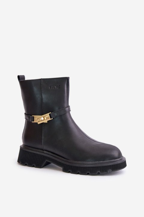 Botki Model Goe OO2N4150 Black - Step in style Step in style Botki Model Goe OO2N4150 Black - Step in style Step in style