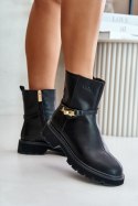 Botki Model Goe OO2N4150 Black - Step in style Step in style Botki Model Goe OO2N4150 Black - Step in style Step in style