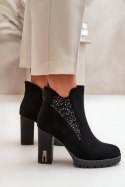 Botki Model Verissae NS329P Black - Step in style Step in style Botki Model Verissae NS329P Black - Step in style Step in style