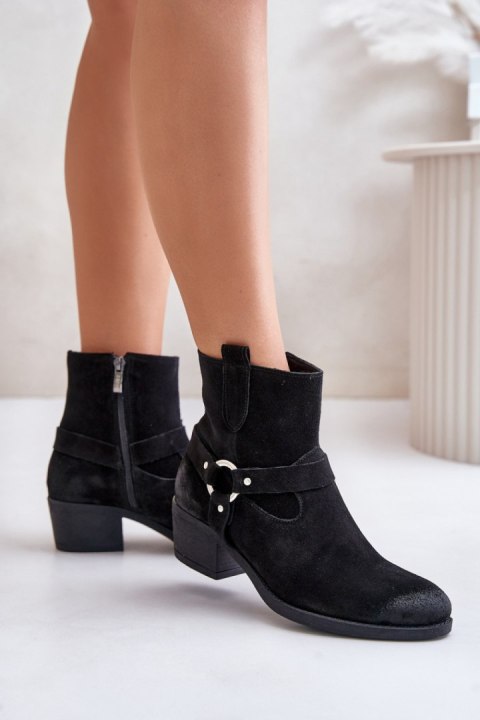 Botki Model Zazoo 60477 Black - Step in style Step in style Botki Model Zazoo 60477 Black - Step in style Step in style