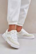 Buty Sportowe Model Big Star OO274A155 White/Beige - Step in style Step in style Buty Sportowe Model Big Star OO274A155 White/Beige - Step in style Step in style