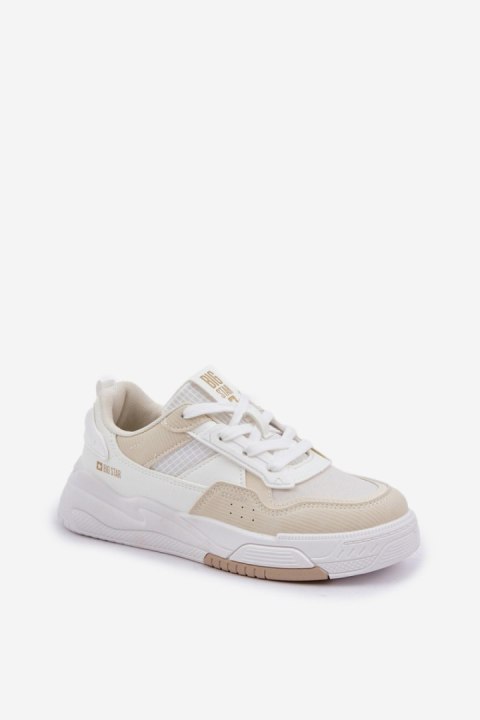 Buty Sportowe Model Big Star OO274A155 White/Beige - Step in style Step in style Buty Sportowe Model Big Star OO274A155 White/Beige - Step in style Step in style