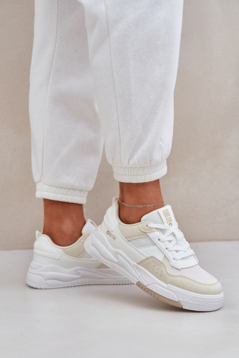 Buty Sportowe Model Big Star OO274A155 White/Beige - Step in style Step in style Buty Sportowe Model Big Star OO274A155 White/Beige - Step in style Step in style