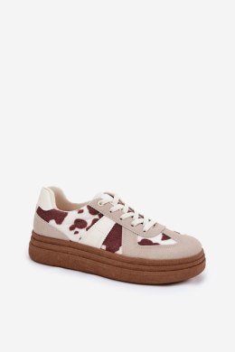 Buty Sportowe Model Lincidi 7590 Beige - Step in style Step in style