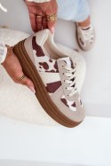 Buty Sportowe Model Lincidi 7590 Beige - Step in style Step in style Buty Sportowe Model Lincidi 7590 Beige - Step in style Step in style