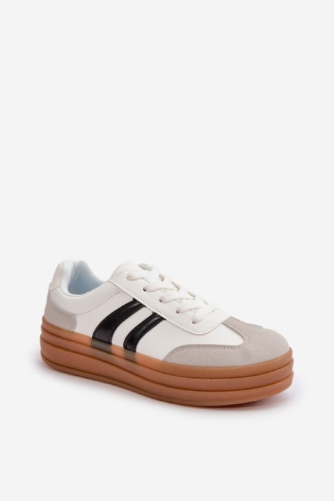 Buty Sportowe Model Nesonice 24SP26-6769 White/Grey - Step in style Step in style Buty Sportowe Model Nesonice 24SP26-6769 White/Grey - Step in style Step in style