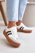 Buty Sportowe Model Nesonice 24SP26-6769 White/Grey - Step in style Step in style Buty Sportowe Model Nesonice 24SP26-6769 White/Grey - Step in style Step in style