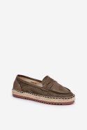 Espadryle Model Shilova LT33-01 Dark Green - Step in style Step in style Espadryle Model Shilova LT33-01 Dark Green - Step in style Step in style