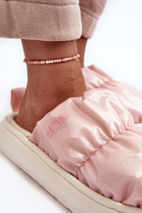 Kapcie Model Big Star MM274129 Pink - Step in style Step in style Kapcie Model Big Star MM274129 Pink - Step in style Step in style