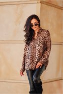 Koszula Damska Model Maila BLU0183 W28 Multicolor - Roco Fashion Roco Fashion Koszula Damska Model Maila BLU0183 W28 Multicolor - Roco Fashion Roco Fashion