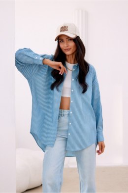 Koszula Damska Model Olly BLU0198-A27 Blue - Roco Fashion Roco Fashion