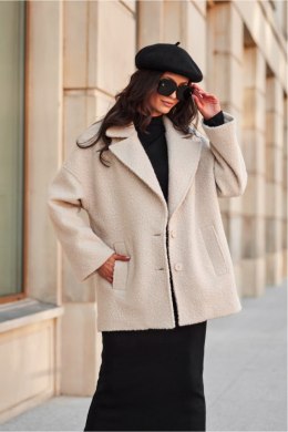 Kurtka Damska Model Camila BEJ KUR0029 Light Beige - Roco Fashion Roco Fashion