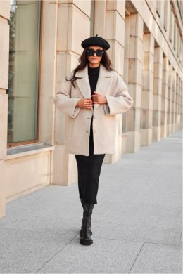 Kurtka Damska Model Camila BEJ KUR0029 Light Beige - Roco Fashion Roco Fashion