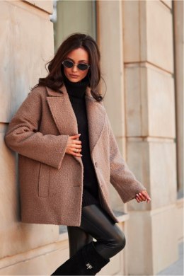 Kurtka Damska Model Camila CAP KUR0029 Cappuccino - Roco Fashion Roco Fashion