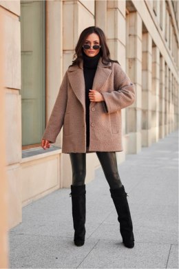 Kurtka Damska Model Camila CAP KUR0029 Cappuccino - Roco Fashion Roco Fashion