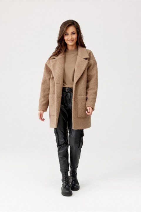 Kurtka Damska Model Sanchez CAP KUR0019 Cappuccino - Roco Fashion Roco Fashion Kurtka Damska Model Sanchez CAP KUR0019 Cappuccino - Roco Fashion Roco Fashion