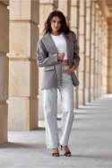 Marynarka Model Meghan BRM ZAK0007 Brown Melange - Roco Fashion Roco Fashion