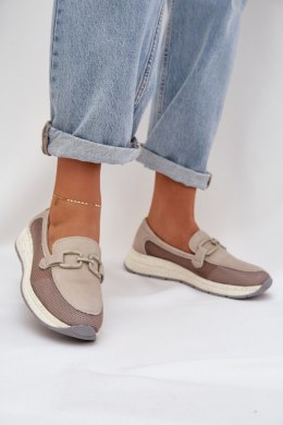 Mokasyny Model DA TW210 Grey - Step in style Step in style