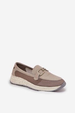 Mokasyny Model DA TW210 Grey - Step in style Step in style