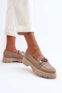 Mokasyny Model Laura Messi 2780/252 Dark Beige - Step in style Step in style Mokasyny Model Laura Messi 2780/252 Dark Beige - Step in style Step in style