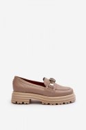 Mokasyny Model Laura Messi 2780/252 Dark Beige - Step in style Step in style Mokasyny Model Laura Messi 2780/252 Dark Beige - Step in style Step in style