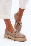 Mokasyny Model Laura Messi 2780/252 Dark Beige - Step in style Step in style Mokasyny Model Laura Messi 2780/252 Dark Beige - Step in style Step in style