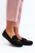 Mokasyny Model Ontala N22-995 Black - Step in style Step in style Mokasyny Model Ontala N22-995 Black - Step in style Step in style
