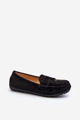 Mokasyny Model Ontala N22-995 Black - Step in style Step in style