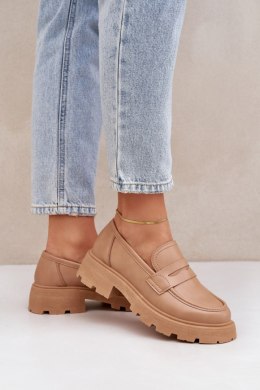 Mokasyny Model Sendall VG278 Beige - Step in style Step in style