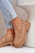 Mokasyny Model Sendall VG278 Beige - Step in style Step in style