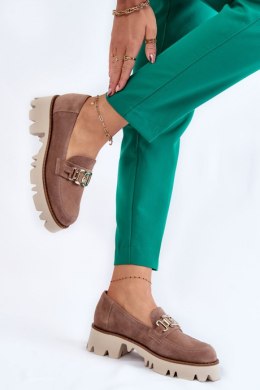 Półbuty Model Laura Messi 2489 Brown - Step in style Step in style