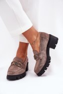 Półbuty Model Vinceza 39921 Dark Beige - Step in style Step in style Półbuty Model Vinceza 39921 Dark Beige - Step in style Step in style
