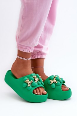 Sandał Klapki Model Bremavia BG181 Green - Step in style Step in style