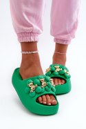 Sandał Klapki Model Bremavia BG181 Green - Step in style Step in style Sandał Klapki Model Bremavia BG181 Green - Step in style Step in style