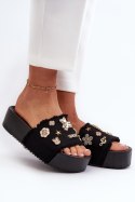 Sandał Klapki Model Zranesia BG172 Black - Step in style Step in style Sandał Klapki Model Zranesia BG172 Black - Step in style Step in style
