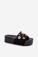 Sandał Klapki Model Zranesia BG172 Black - Step in style Step in style Sandał Klapki Model Zranesia BG172 Black - Step in style Step in style