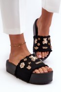 Sandał Klapki Model Zranesia BG172 Black - Step in style Step in style Sandał Klapki Model Zranesia BG172 Black - Step in style Step in style