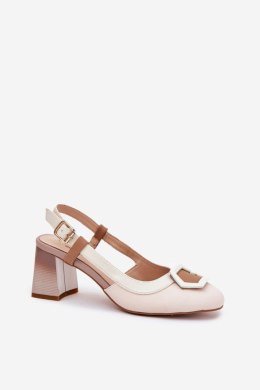 Sandały Model DA CR51-569 Beige - Step in style Step in style