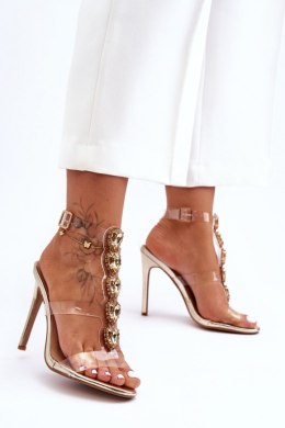 Sandały Model DA MR-16 Gold - Step in style Step in style