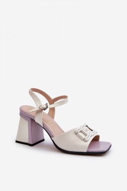 Sandały Model DA MR38-156 White - Step in style Step in style